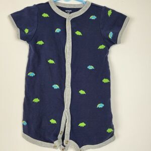Carter's Baby Boy Snap-Up Romper Sunsuit Dinosaur Print‎ 12 Months